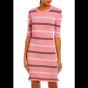 EUC! English Factory Red Stripe Body Con Dress